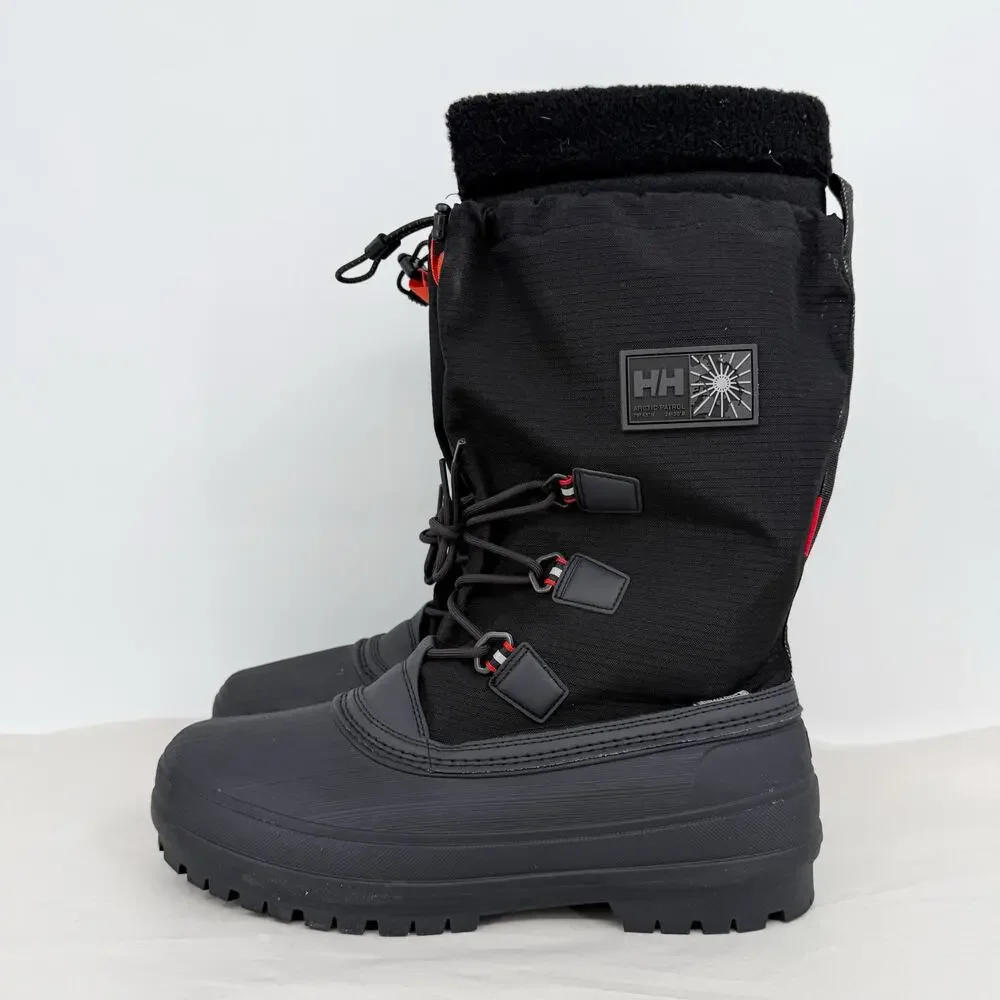 Helly Hansen Mens Arctic Patrol Hiking Boots US 12 EU 46.5 Black NWOB